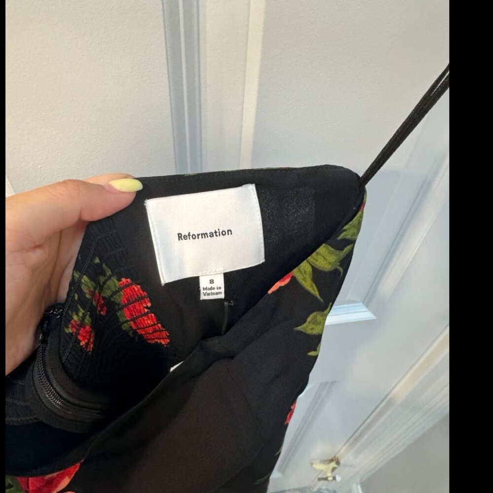 Reformation Dress Arta Dress Le Marais Size 8 - Picture 3 of 6